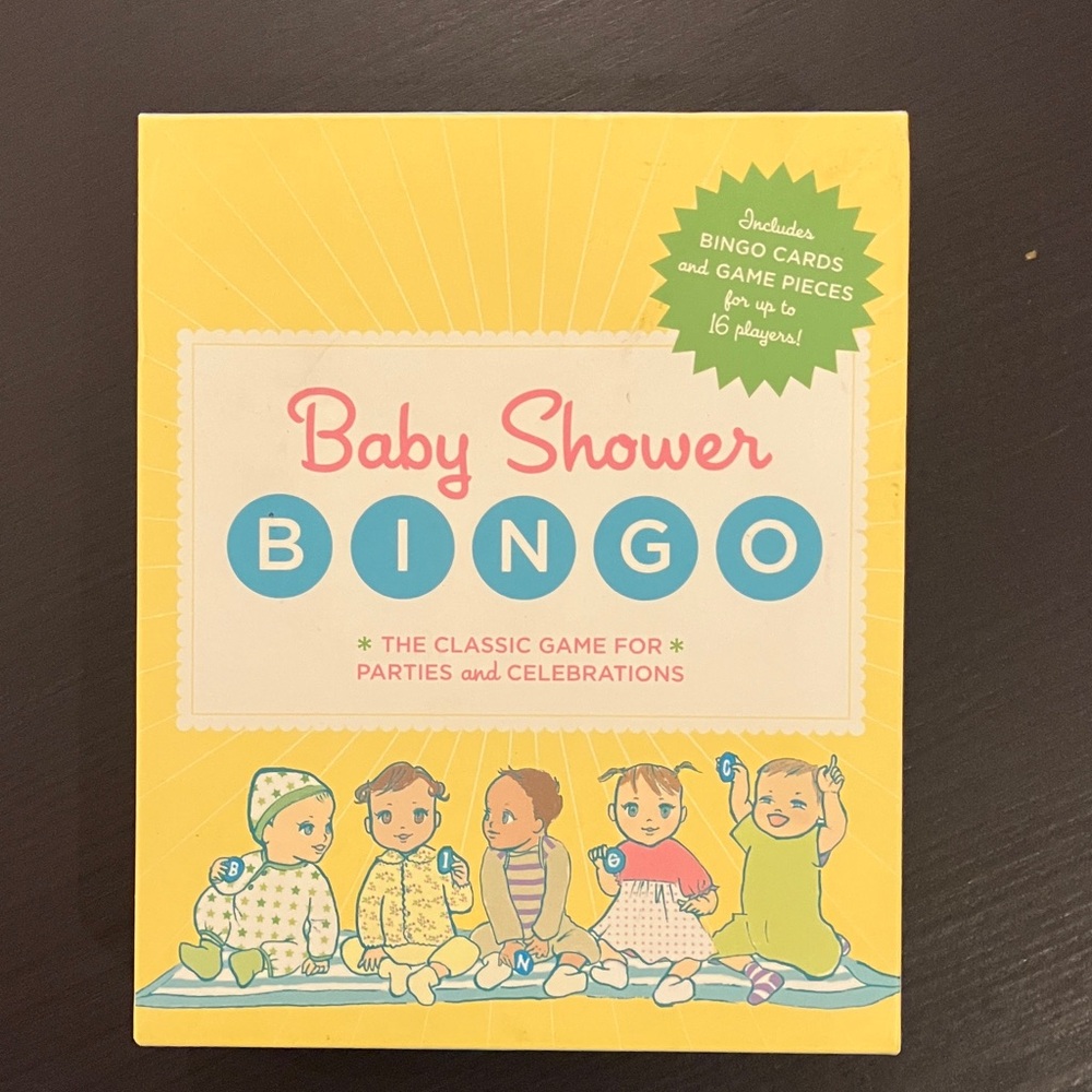 Baby Shower Bingo Game